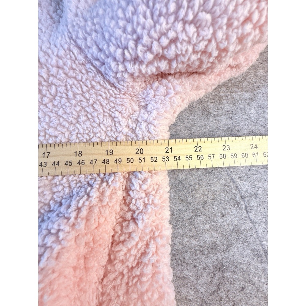 Lukka Lux Womens Pink Sherpa Fleece Pullover Turtleneck Sweater Size Large - Picture 8 of 12